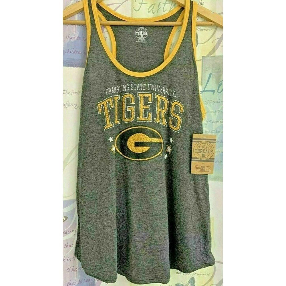 Grambling University State Tiger G College T-shirt Tank Top Fan Apparel #P1036M